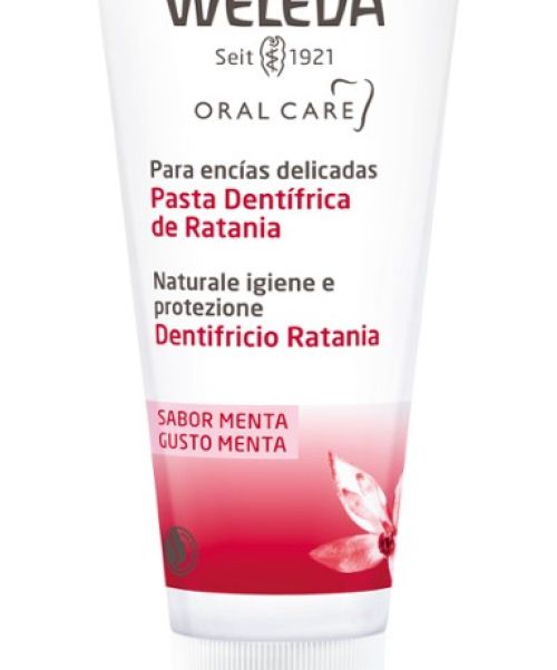 Dentífrico weleda ratania - Protege las encías y fortalece el tejido gingival.