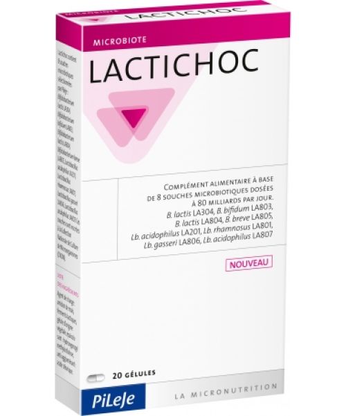 Lactichoc - Este probiótico de alta calidad, tiene un papel importante tanto en la digestión como en el sistema inmunológico.