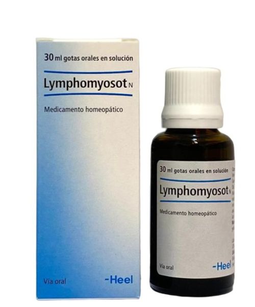  Lymphomyosot N - Es un medicamento homeopático especialmente indicado como drenador linfático