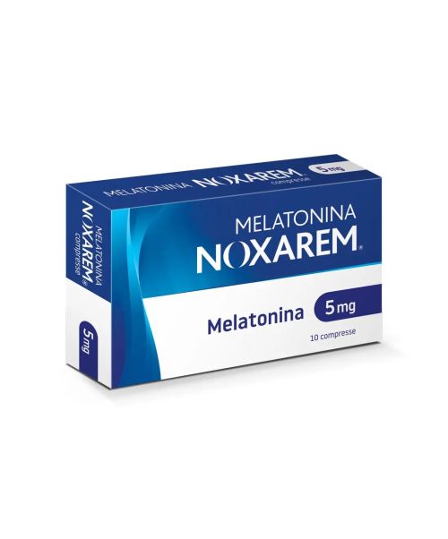 Melatonina noxarem 5mg - Son unos comprimidos a base de melatonina que ayudan a conciliar el sueño en casos de insomnio.