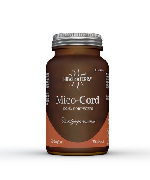 Mico Cord  - Aporta energía y vitalidad (para debilidad y fatiga). Es el complemento alimenticio con la mayor concentración de principios activos de Cordyceps (Cordyceps sinensis), el hongo de la energía y la vitalidad. 