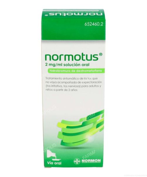 Normotus 2 mg/ml - Calma la tos seca, irritativa y nerviosa, también llamada tos de perro.