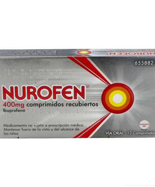 Nurofen 400mg - Son unos comprimidos a base de ibuprofeno, analgésicos, antipiréticos y antiinflamatorios. Valen por tanto para bajar la fiebre, disminuir las inflamaciones y calmar los dolores.