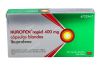 Nurofen rapid 400 mg - Antiinflamatorio vía oral (ibuprofeno). Se usan para el dolor de garganta (anginas), dolor de cabeza, fiebre, dolores musculares y menstruales.