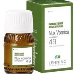 Es un medicamento homeopático especialmente indicado para mejorar la disgestión tras excesos de comida y alcohol, hemorroides, aires. Contrarrestar efectos indeseados causados por la medicación.