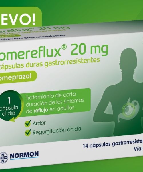 Omereflux 20mg - Antiácido para contrarrestar el exceso de acidez en el estómago. Modifica el pH o acidez del estómago. Ardor, regurgitación ácida.