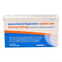 paracetamol/ibuprofeno sandozcare 500/200 mg