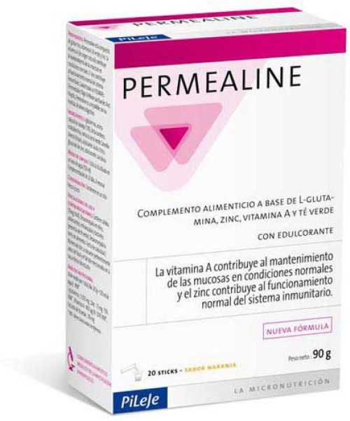 Permealine - Ayuda a regenerar la mucosa intestinal con glutamina, respetando las dietas FODMAPs