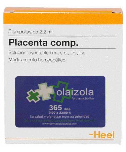 Placenta Compositum - Es un medicamento homeopático indicado para la estimulación de la circulación periférica, mejorando el estado de las arterias, además de reforzar el funcionamiento del metabolismo. 