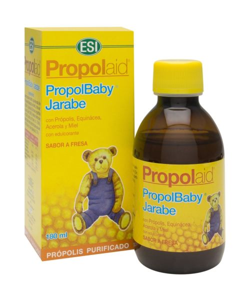 Propolaid PropolBaby  - Para dolor de garganta y sistema inmune de niños. Es un complemento a base de Própolis con Equinácea, Acerola (fuente natural de vitamina C) y Miel. Es ideal para el dolor de garganta y ayudar al sistema inmune.