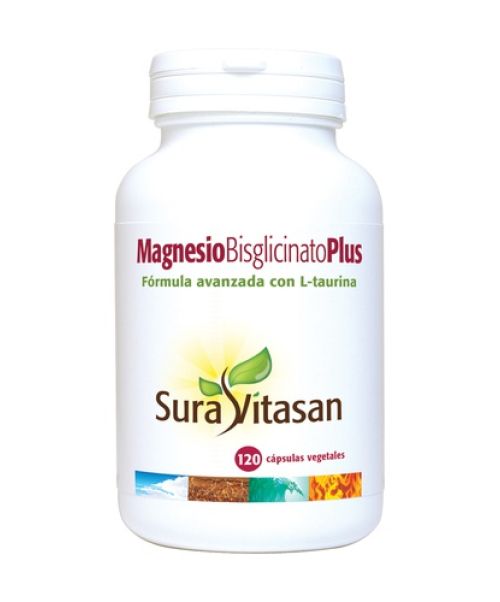 Magnesio Bisglicinato Plus  - Es un complemento alimenticio, el magnesio ayuda a disminuir el cansancio y la fatiga, contribuye al equilibrio electrolítico, a la síntesis protéica y al metabolismo energético normal.