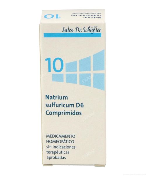 Sal de Schüssler Nº 10 Natrium sulfuricum    - Es la sal detoxificante, la sal de la limpieza interna.