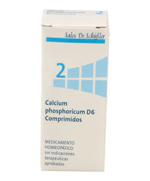 Sal de Schüssler Nº 2 Calcium phosphoricum D6 - Es la sal que se usa para las fracturas oseas y crecederas.