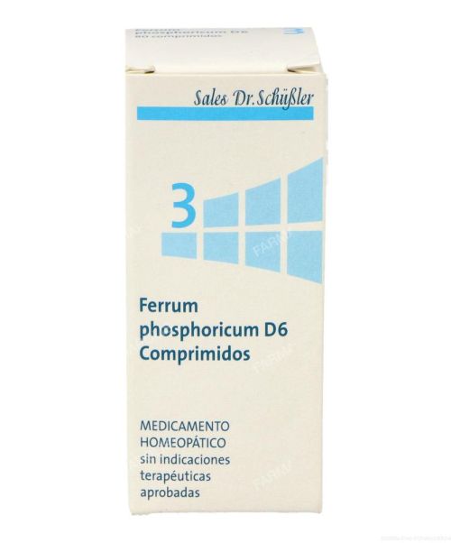 Sal de Schüssler Nº 3 Ferrum phosphoricum  - Es la sal de los primeros auxilios, del sistema inmunológico y de las infecciones en su fase inicial.