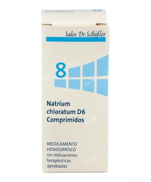 Sal de Schüssler Nº 8 Natrium chloratum D6 - Es la sal de los líquidos corporales.