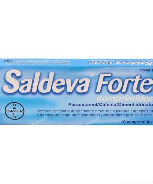 Saldeva forte  - DescatalogadoComprimidos indicados especialmente para las mujeres para los dolores y molestias menstruales.