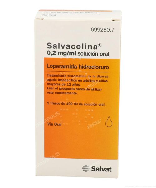 Salvacolina 0.2 mg/ml - Antidiarreico a base de derivados opiáceos, utilizados en el tratamiento de la diarrea aguda.