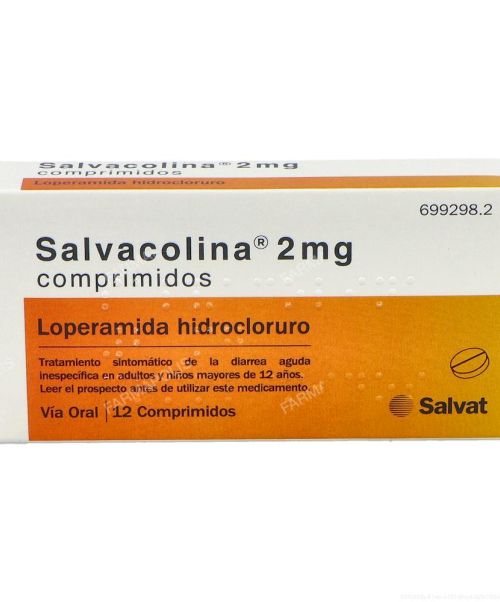 Salvacolina 2mg - Antidiarreico a base de derivados opiáceos, utilizados en el tratamiento de la diarrea aguda.