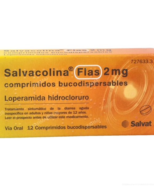 Salvacolina flas 2mg - Antidiarreico a base de derivados opiáceos, utilizados en el tratamiento de la diarrea aguda.