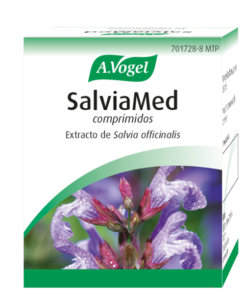 Salviamed 51 mg. - Alivia los sofocos, sudoración y demás síntomas asociados a la menopausia .
