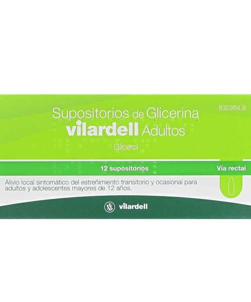 Comprar VILARDELL GLICERINA ADULTOS 18 SUPOSITORIOS.