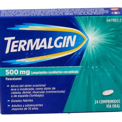  - Paracetamol para tratar los diferentes tipos de dolores, bajar la fiebre y calmar el malestar general. Válidos para el dolor de cabeza, de muelas, de boca en general, de regla, de espalda, golpes...