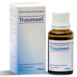 Es un medicamento homeopático en formato spray especialmente indicado para epicondilitis, bursitis, traumatismos, esguinces, contusiones, hematomas, golpes, fracturas, dislocaciones, edemas.