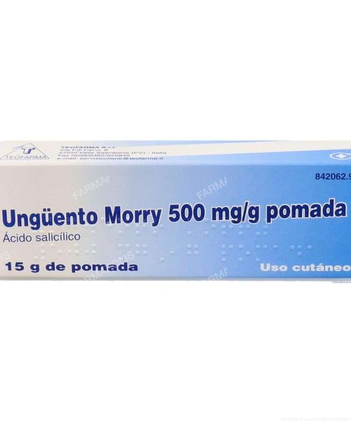 Unguento morry 500mg/g - Pomada con efecto queratolítico que ayuda a la eliminación de callos y verrugas.