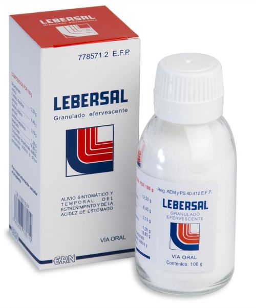 Lebersal  - Es un granulado para tratar el estreñimiento, la acidez y la dispepsia causada por un exceso de comida. 
