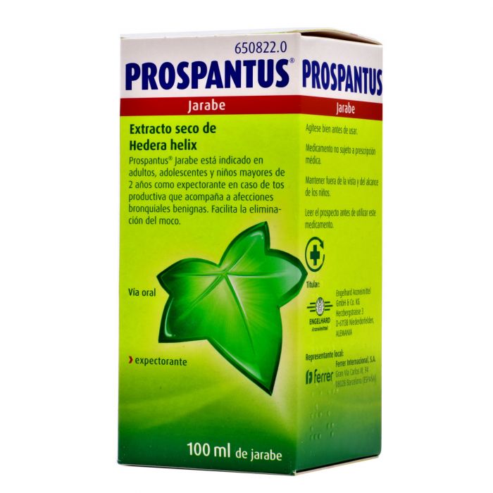 Prospantus Jarabe 100 ml, Tos seca y productiva